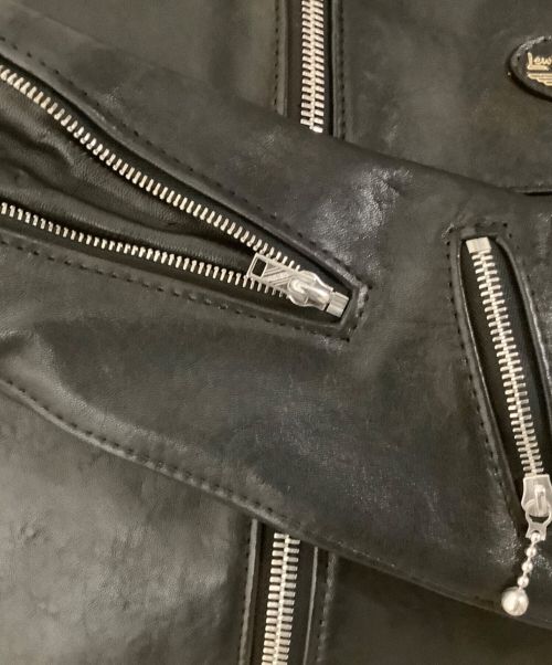 Lewis Leathers（ルイスレザース）Lewis Leathers (ルイスレザース) AVIAKIT (エイヴィアキット) シープスキンライダースジャケット ブラック サイズ:SIZE 34の古着・服飾アイテム