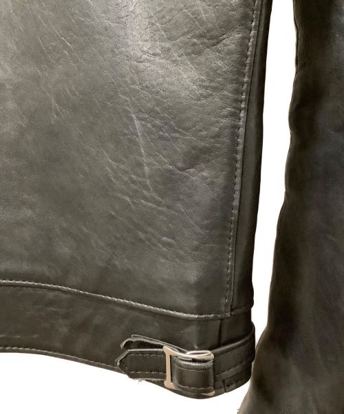 Lewis Leathers（ルイスレザース）Lewis Leathers (ルイスレザース) AVIAKIT (エイヴィアキット) シープスキンライダースジャケット ブラック サイズ:SIZE 34の古着・服飾アイテム