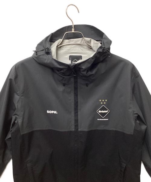 F.C.Real Bristol（エフシーレアルブリストル）F.C.Real Bristol (エフシーレアルブリストル) RAIN JACKET ブラック サイズ:Mの古着・服飾アイテム