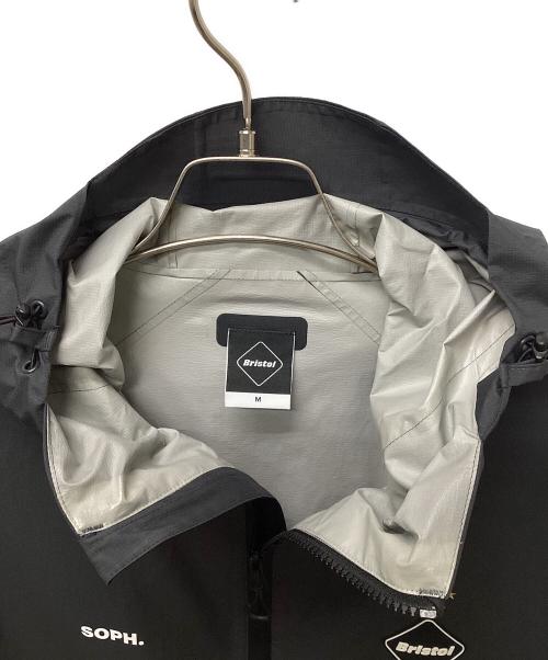 F.C.Real Bristol（エフシーレアルブリストル）F.C.Real Bristol (エフシーレアルブリストル) RAIN JACKET ブラック サイズ:Mの古着・服飾アイテム