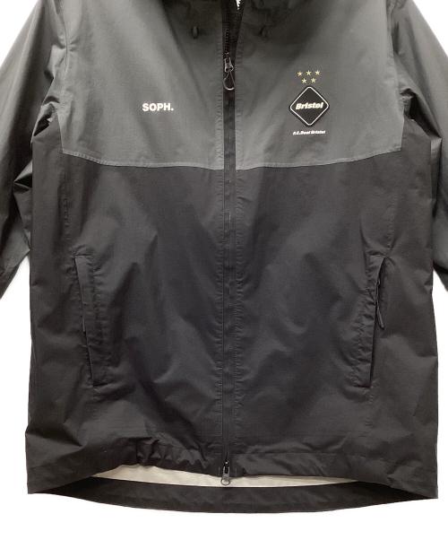 F.C.Real Bristol（エフシーレアルブリストル）F.C.Real Bristol (エフシーレアルブリストル) RAIN JACKET ブラック サイズ:Mの古着・服飾アイテム