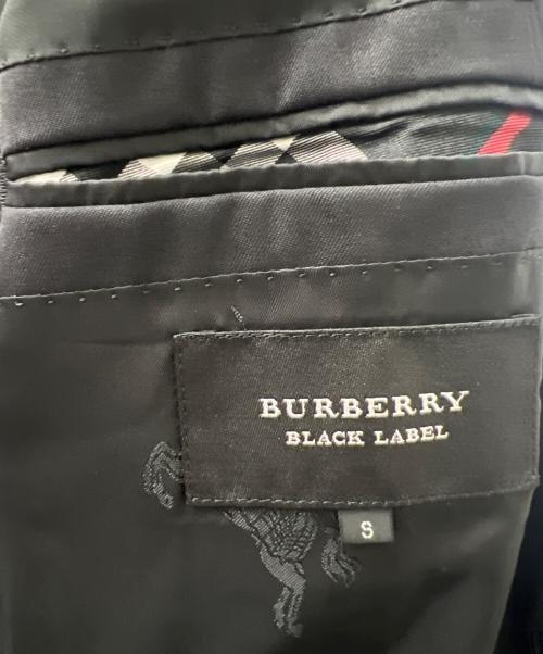 BURBERRY BLACK LABEL（バーバリーブラックレーベル）BURBERRY BLACK LABEL (バーバリーブラックレーベル) テーラードジャケット ブラック サイズ:Ｓの古着・服飾アイテム