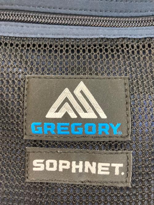 GREGORY（グレゴリー）GREGORY (グレゴリー) SOPHNET. (ソフネット) CLASSI DAY PACK ブルー×ブラックの古着・服飾アイテム