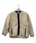 HYKE（ハイク）の古着「FAUX SHEARLING JACKET」｜ベージュ
