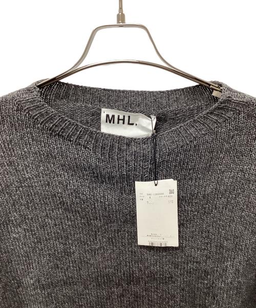 MHL（エムエイチエル）MHL (エムエイチエル) クルーネックニット グレー サイズ:2の古着・服飾アイテム