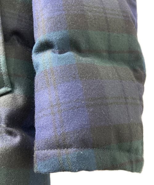 MACKINTOSH（マッキントッシュ）MACKINTOSH (マッキントッシュ) ウールダウンコート ネイビー×グリーン サイズ:38の古着・服飾アイテム