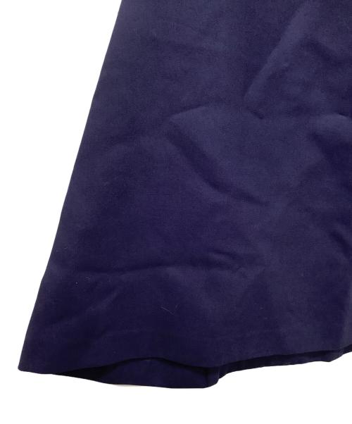 Salvatore Ferragamo（サルヴァトーレ フェラガモ）Salvatore Ferragamo (サルヴァトーレ フェラガモ) バックタックスカート ネイビー サイズ:40の古着・服飾アイテム