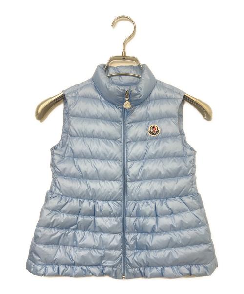 MONCLER（モンクレール）MONCLER (モンクレール) ダウンベスト スカイブルー サイズ:115cmの古着・服飾アイテム