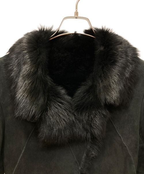 Karl Donoghue（カールドノヒュー）Karl Donoghue (カールドノヒュー) ムートンロングコート ブラック サイズ:XSの古着・服飾アイテム