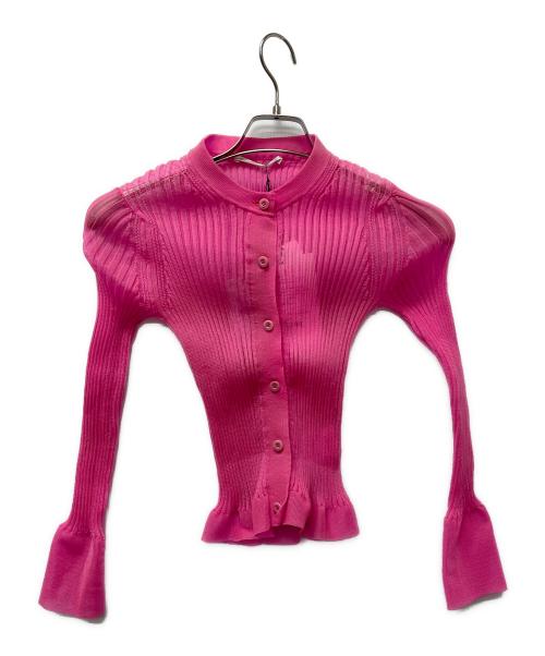 CECILIE BAHNSEN（セシリーバンセン）CECILIE BAHNSEN (セシリーバンセン) FELICITY CARDIGAN ピンク サイズ:ＸＳの古着・服飾アイテム