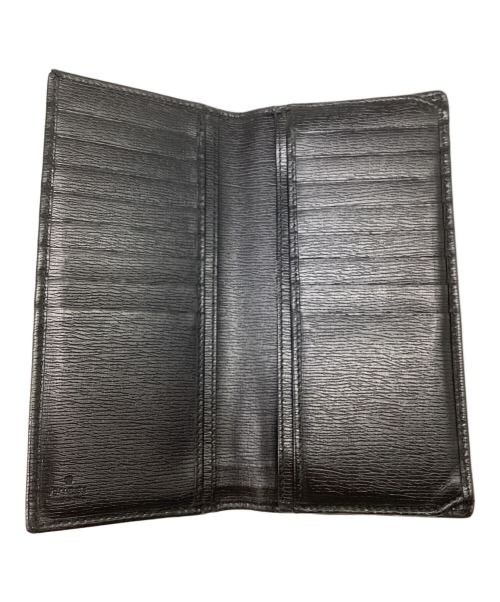 GUCCI（グッチ）GUCCI (グッチ) 長財布 ブラックの古着・服飾アイテム