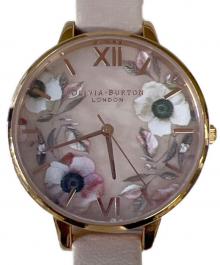 OLIVIA BURTON（オリビアバートン）の古着「セミプレシャス ローズクォーツ パールピンク ＆ ローズゴールド」