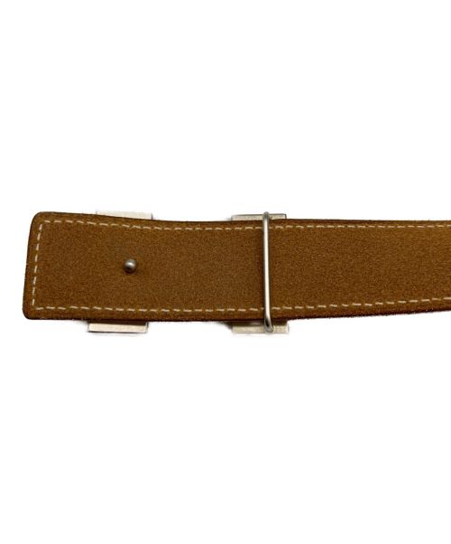 HERMES（エルメス）HERMES (エルメス) レザーベルト ナチュラルの古着・服飾アイテム