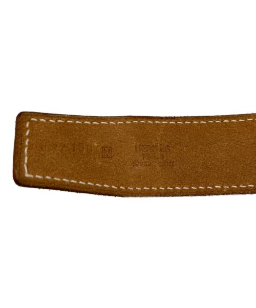 HERMES（エルメス）HERMES (エルメス) レザーベルト ナチュラルの古着・服飾アイテム