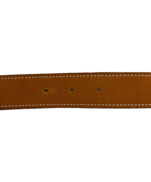 HERMES（エルメス）HERMES (エルメス) レザーベルト ナチュラルの古着・服飾アイテム