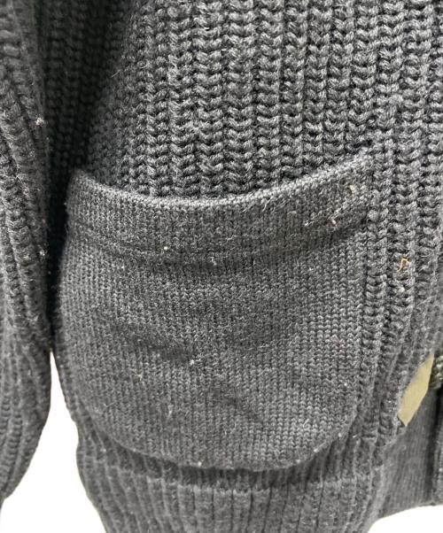 RRL（ダブルアールエル）RRL (ダブルアールエル) モックネックニットカーディガン ネイビー サイズ:Ｌの古着・服飾アイテム