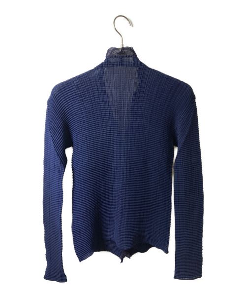 ISSEY MIYAKE FETE（イッセイミヤケフェット）ISSEY MIYAKE FETE (イッセイミヤケフェット) フリルカーディガン ネイビー サイズ:02の古着・服飾アイテム