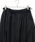 Y's (ワイズ) TRIACETATE POLYESTER de CHINE ASYMMETRY PANTS ブラック サイズ:３：10000円