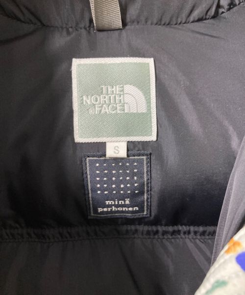 THE NORTH FACE（ザ ノース フェイス）THE NORTH FACE (ザ ノース フェイス) mina perhonen (ミナ ペルホネン) 別注ヌプシジャケット サイズ:Ｓの古着・服飾アイテム