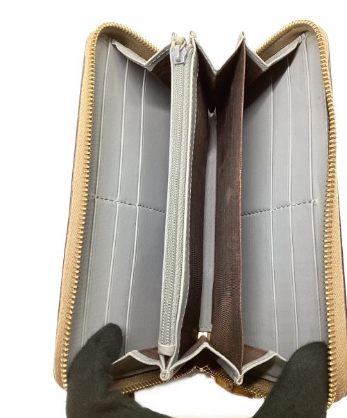 GUCCI（グッチ）GUCCI (グッチ) レザーバンブー長財布 ベージュの古着・服飾アイテム