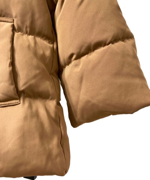 PLEATS PLEASE（プリーツプリーズ）PLEATS PLEASE (プリーツプリーズ) ダウンジャケット ブラウン サイズ:4の古着・服飾アイテム