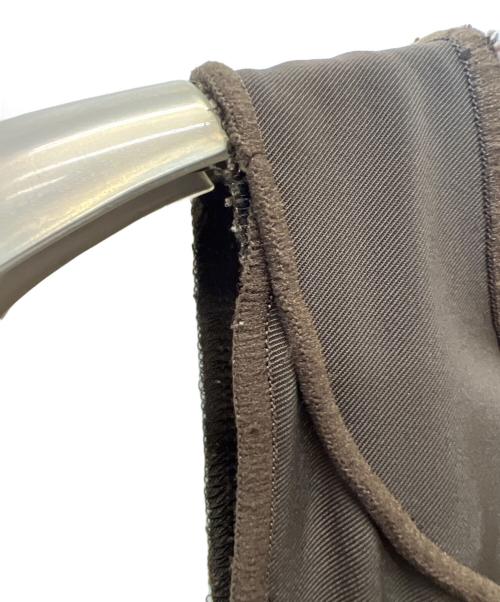 FOXEY NEWYORK（フォクシーニューヨーク）FOXEY NEWYORK (フォクシーニューヨーク) ノースリーブワンピース ブラウン サイズ:サイズ表記なしの古着・服飾アイテム