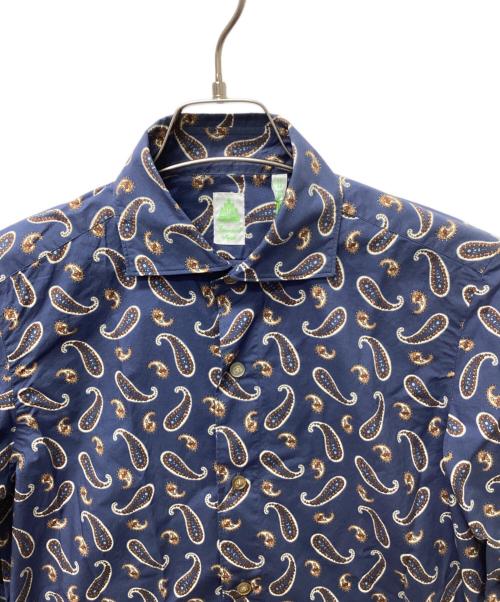 finamore（フィナモレ）finamore (フィナモレ) シャツ ブルー サイズ:15の古着・服飾アイテム