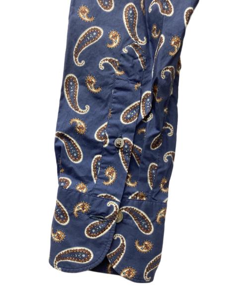 finamore（フィナモレ）finamore (フィナモレ) シャツ ブルー サイズ:15の古着・服飾アイテム