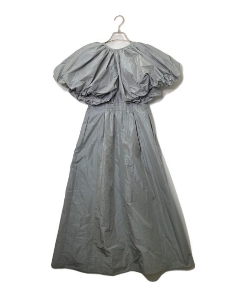 FRAY ID（フレイ アイディー）FRAY ID (フレイ アイディー) 2WAYタックタフタワンピース スカイブルーの古着・服飾アイテム