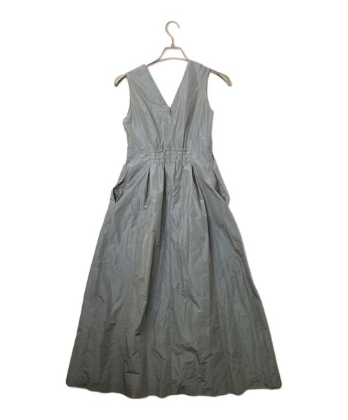 FRAY ID（フレイ アイディー）FRAY ID (フレイ アイディー) 2WAYタックタフタワンピース スカイブルーの古着・服飾アイテム