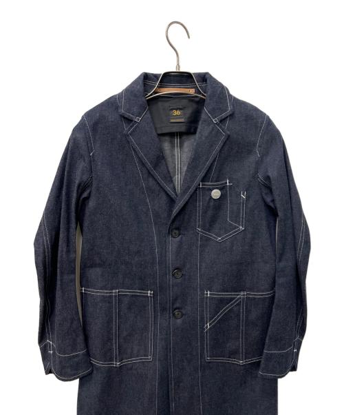 SCYEBASICS（サイベーシックス）SCYEBASICS (サイベーシックス) デニムコート インディゴ サイズ:36の古着・服飾アイテム