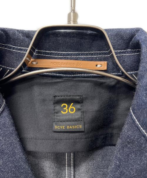 SCYEBASICS（サイベーシックス）SCYEBASICS (サイベーシックス) デニムコート インディゴ サイズ:36の古着・服飾アイテム