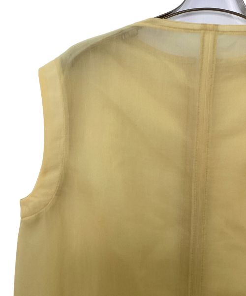 IIROT（イロット）IIROT (イロット) シアーナイロンプルオーバー イエロー サイズ:F 未使用品の古着・服飾アイテム