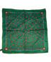 GUCCI (グッチ) シルクスカーフ グリーン：5000円
