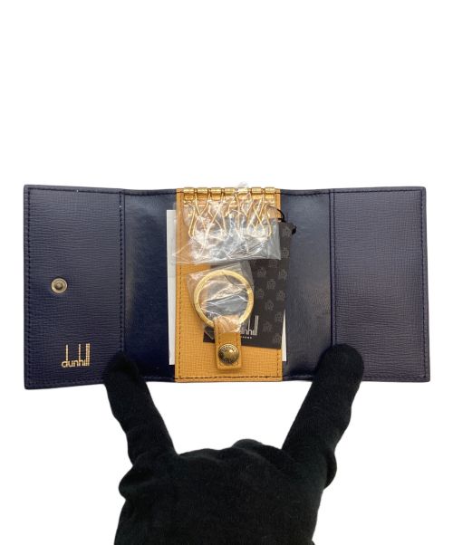dunhill（ダンヒル）dunhill (ダンヒル) 6連キーケース ネイビーの古着・服飾アイテム