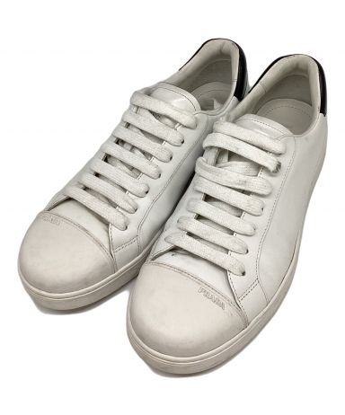 中古・古着通販】PRADA (プラダ) ローカットスニーカー ホワイト