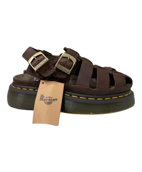 Dr.Martens（ドクターマーチン）Dr.Martens (ドクターマーチン) フィッシャーマンサンダル ブラウン サイズ:UK 5の古着・服飾アイテム