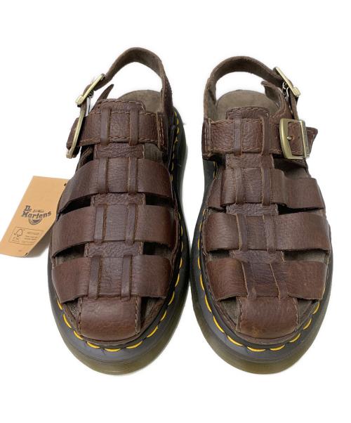 Dr.Martens（ドクターマーチン）Dr.Martens (ドクターマーチン) フィッシャーマンサンダル ブラウン サイズ:UK 5の古着・服飾アイテム