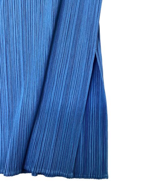 PLEATS PLEASE（プリーツプリーズ）PLEATS PLEASE (プリーツプリーズ) ノースリーブカットソー スカイブルー サイズ:3の古着・服飾アイテム