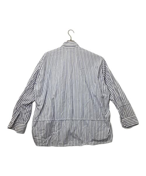 jieda（ジエダ）Jieda (ジエダ) ボタンダウンシャツ ブルー×ホワイト サイズ:2の古着・服飾アイテム