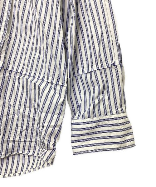 jieda（ジエダ）Jieda (ジエダ) ボタンダウンシャツ ブルー×ホワイト サイズ:2の古着・服飾アイテム