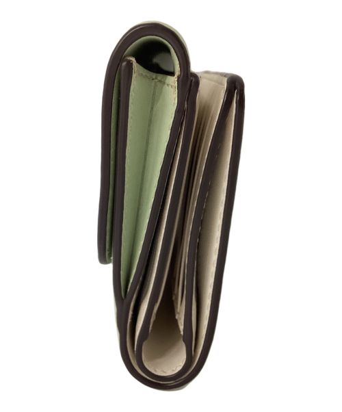 Kate Spade（ケイトスペード）Kate Spade (ケイトスペード) 2つ折り財布 グリーンの古着・服飾アイテム