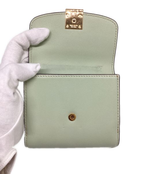 Kate Spade（ケイトスペード）Kate Spade (ケイトスペード) 2つ折り財布 グリーンの古着・服飾アイテム