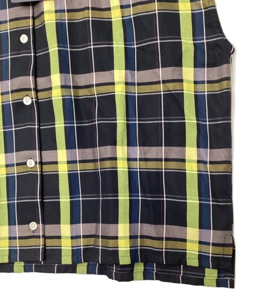 FRED PERRY（フレッドペリー）FRED PERRY (フレッドペリー) ノースリーチェックブシャツ イエロー×ブラック サイズ:10の古着・服飾アイテム