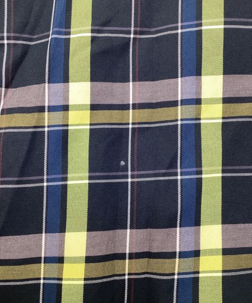 FRED PERRY（フレッドペリー）FRED PERRY (フレッドペリー) ノースリーチェックブシャツ イエロー×ブラック サイズ:10の古着・服飾アイテム
