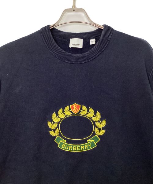BURBERRY（バーバリー）BURBERRY (バーバリー) スウェット ネイビー サイズ:Lの古着・服飾アイテム