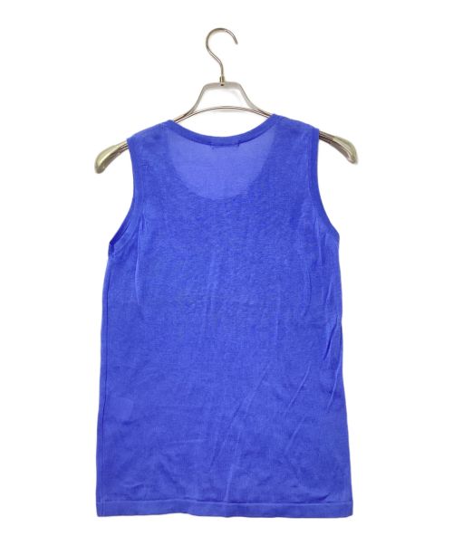 PLEATS PLEASE（プリーツプリーズ）PLEATS PLEASE (プリーツプリーズ) ノースリーブニット スカイブルー サイズ:3の古着・服飾アイテム