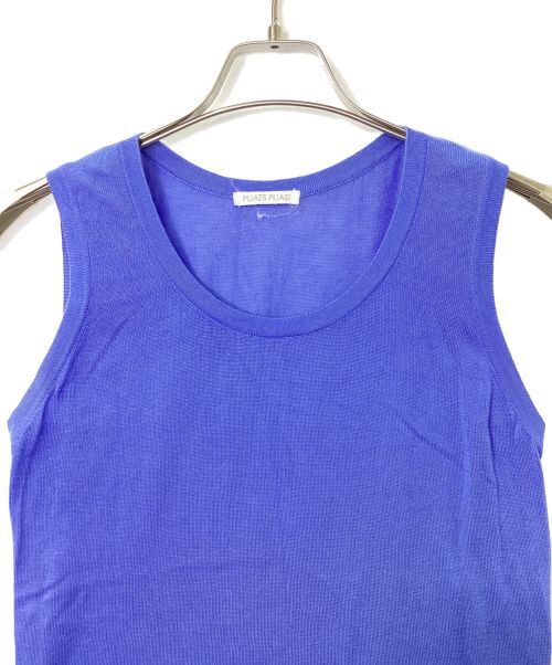 PLEATS PLEASE（プリーツプリーズ）PLEATS PLEASE (プリーツプリーズ) ノースリーブニット スカイブルー サイズ:3の古着・服飾アイテム