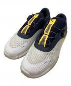 PUMAプーマ）の古着「ゴルフシューズ」｜イエロー×ホワイト