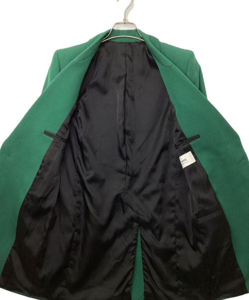 ami（アミ）ami (アミ) チェスターコート グリーン サイズ:42の古着・服飾アイテム